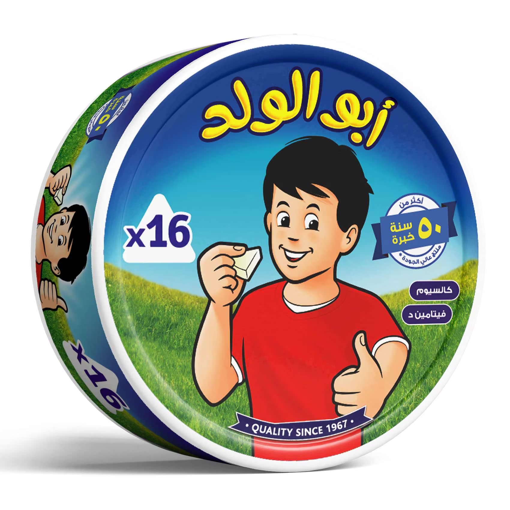 أبو الولد جبنة مثلثات - 16 قطعة