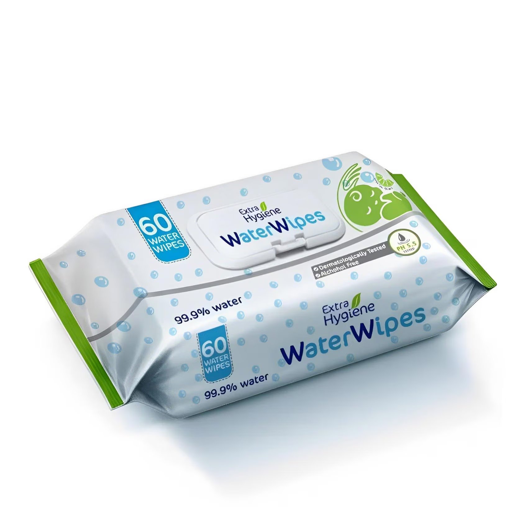 إكسترا هايجين مناديل مبللة برائحة الكيوي - 60 منديل